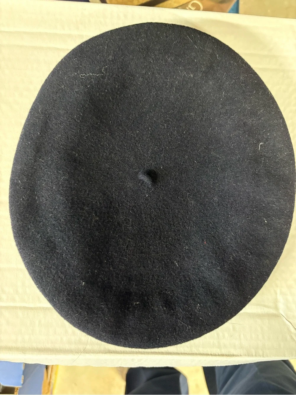 Classic Vintage Women's Navy Wool Beret